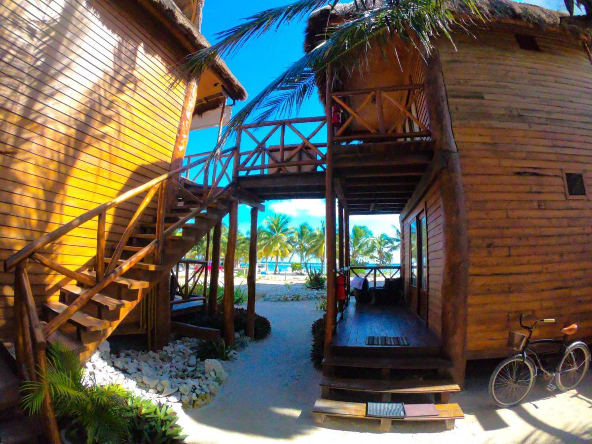 Palmeras De Mahahual Cabanas Экстерьер фото