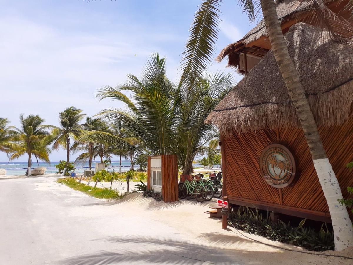Palmeras De Mahahual Cabanas Экстерьер фото