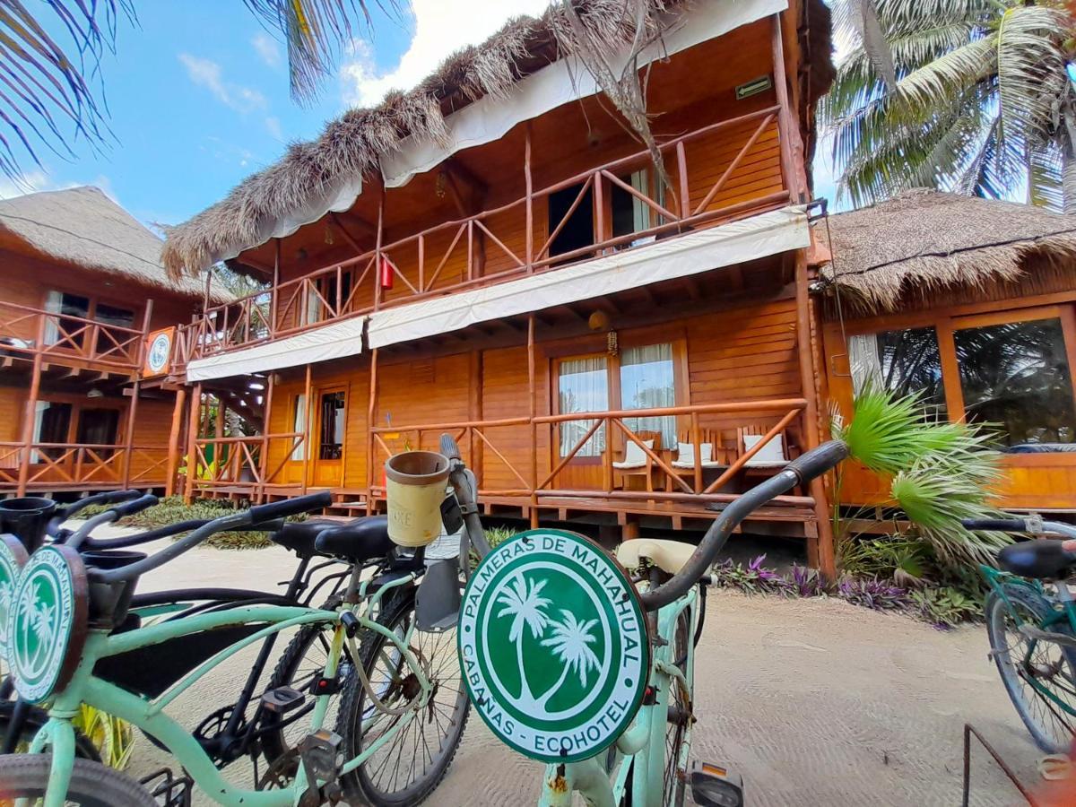 Palmeras De Mahahual Cabanas Экстерьер фото