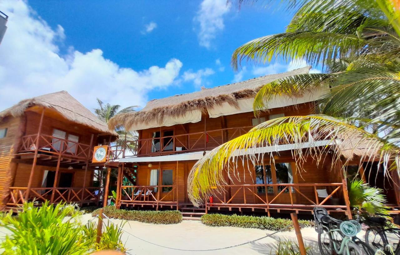 Palmeras De Mahahual Cabanas Экстерьер фото