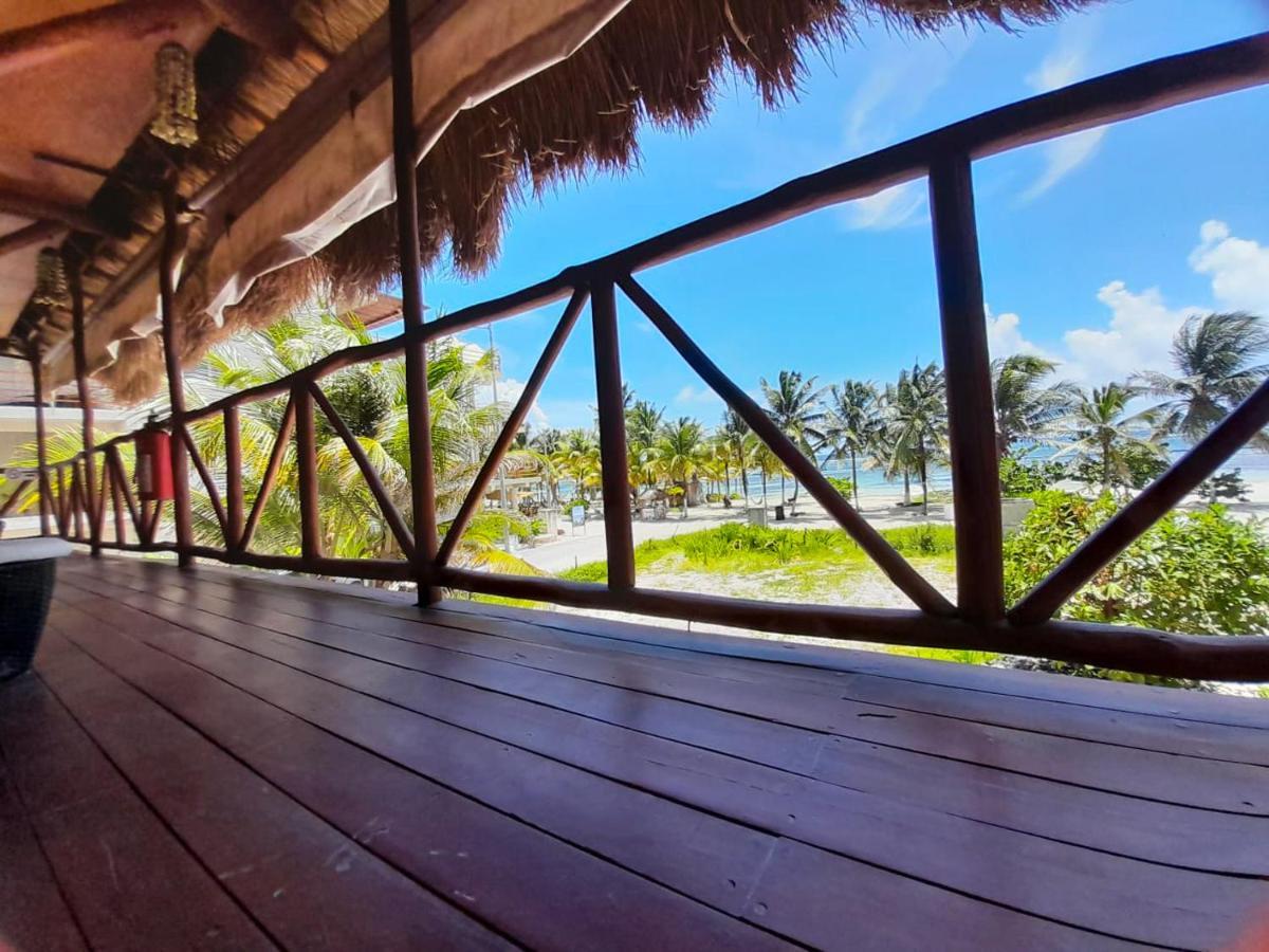 Palmeras De Mahahual Cabanas Экстерьер фото