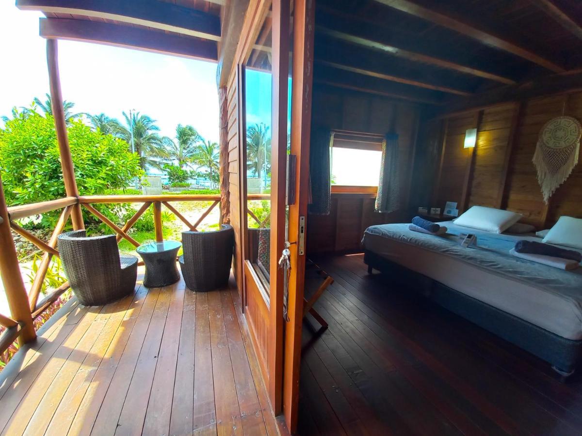 Palmeras De Mahahual Cabanas Экстерьер фото